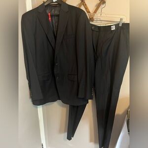 Harry Rosen-Samuelsohn Performance pinstripe sport jacket/pants 40/34 super 130s